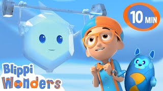 Look Snowflakes Christmas Cartoons For Kids Blippi Wonders