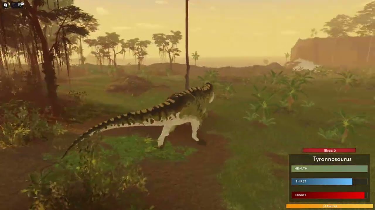 Fallen Ashes | T-rex gameplay, but if I die the video ends!