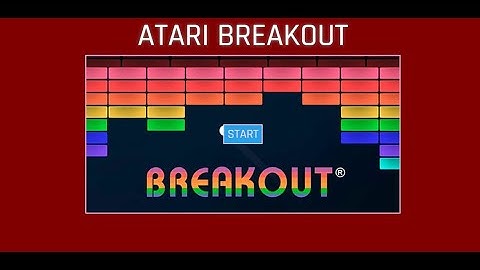 Atari Breakout Clone Game Using VanillaJS