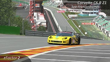 rFactor 2 Enduracers Mod - Corvette C6.R Z1 Spa-Francorchamps