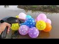 Tembak Tembak Balon Di Air, Balon Kejutan Meletus Warna Warni