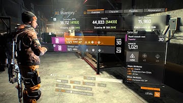 The Division gear stats bug