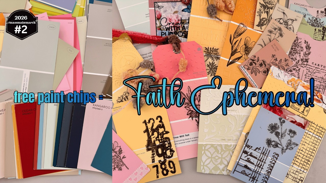 Не выбрасывайте их! 🎨 Бесплатные образцы краски = 8 якорей веры | #MassMakeMarch2026 - Эпизод 2