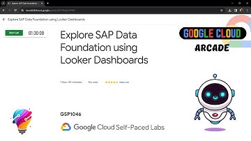 Explore SAP Data Foundation using Looker Dashboards || [GSP1046] || Solution
