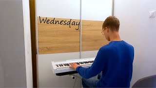 Wednesday Dance on piano