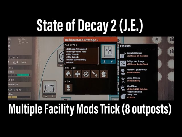 Top 6 Mods in State of Decay 2! Part 1! (Vital Upgrades, Overpowered Mods &  How to Get Them!) 