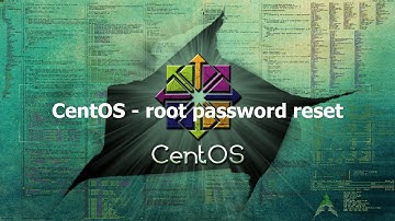 CentOS - root password reset