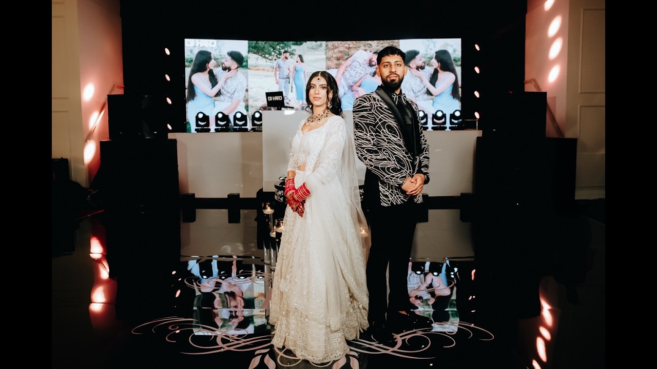 Anisha & Rajut I Extended Punjabi Wedding Reception Highlight | Royal Bindi | UK