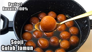 10 Minutes Recipe - Instant Sooji Gulab Jamun with Only Few Ingredients ?