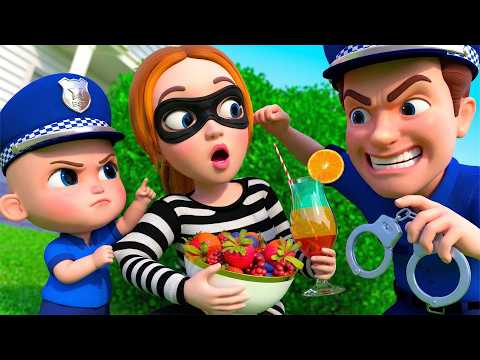 Video LIVE: Baby Police Catches the Fruit Thief! | Kids Cartoon