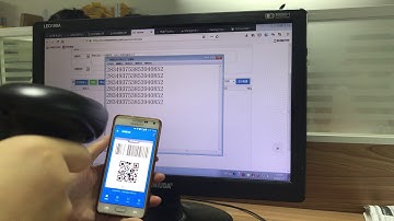 Scan barcode on screen of mobile phone test 127