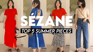 The Best SEZANE Pieces Right Now | Summer Try-On &amp; Review