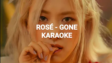 ROSÉ - 'Gone' KARAOKE with Lyric