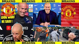 🚨ZIDANE REACTION TO MANCHESTER UNITED APPROACH AMID TEN HAG SACK RUMORS - INEOS READY £1BN DEAL!