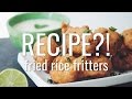 fried rice fritters | RECIPE?! ep #10 (hot for food)