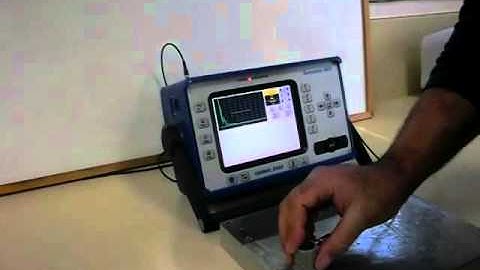 ISONIC 2005: Thickness B-Scan - Manual Scanning