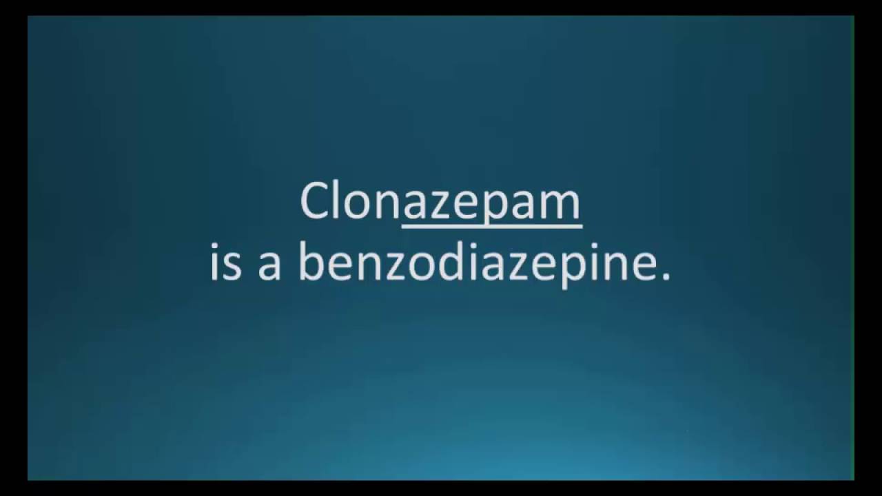 How do you pronounce klonopin