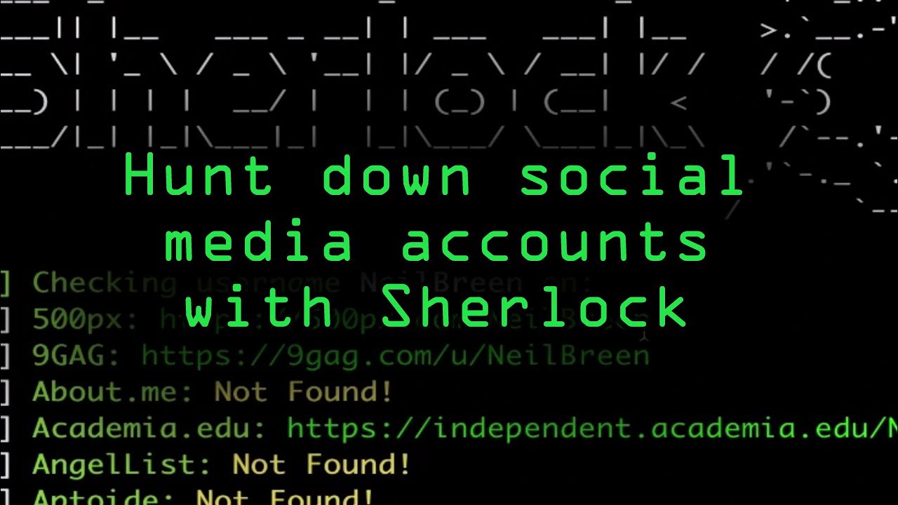 How To Hunt Down Social Media Accounts By Usernames With Sherlock Null Byte Wonderhowto - roblox account passwords and username rich