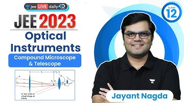 Optical Instruments L2 | Compound Microscope & Telescope | #jee2024 #jee2025 #jayant_nagda