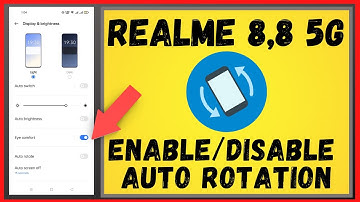 Realme 8,8 5g : Turn on/off Auto Rotate-Landscape Mode in Realme 8 | how to auto rotate Realme