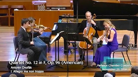 The New York Philharmonic String Quartet performs Dvořák’s American Quartet