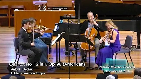 The New York Philharmonic String Quartet performs Dvoks American Quartet