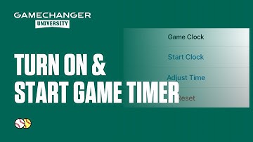 Game Clock | GameChanger University