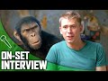 Owen Teague on working with Andy Serkis | On-Set Interview from KINGDOM OF THE PLANET OF THE APES