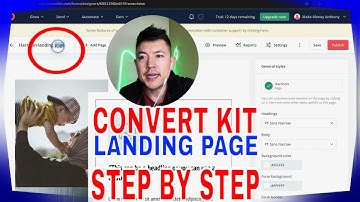 ✅  How To Create Landing Page With ConvertKit 🔴