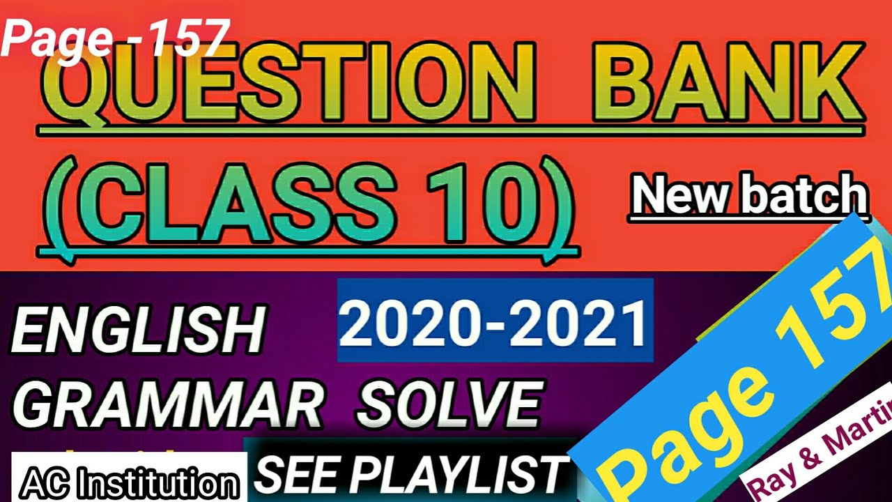 Class 10 English Book West Bengal Board Question Bank Solution English 2020 for class 10 of West Bengal board