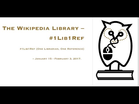 2017 #1Lib1Ref Edit - factchecking Wikipedia