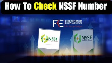 How To check NSSF Number Using ID | How to check nssf number online | How to find NSSF Number
