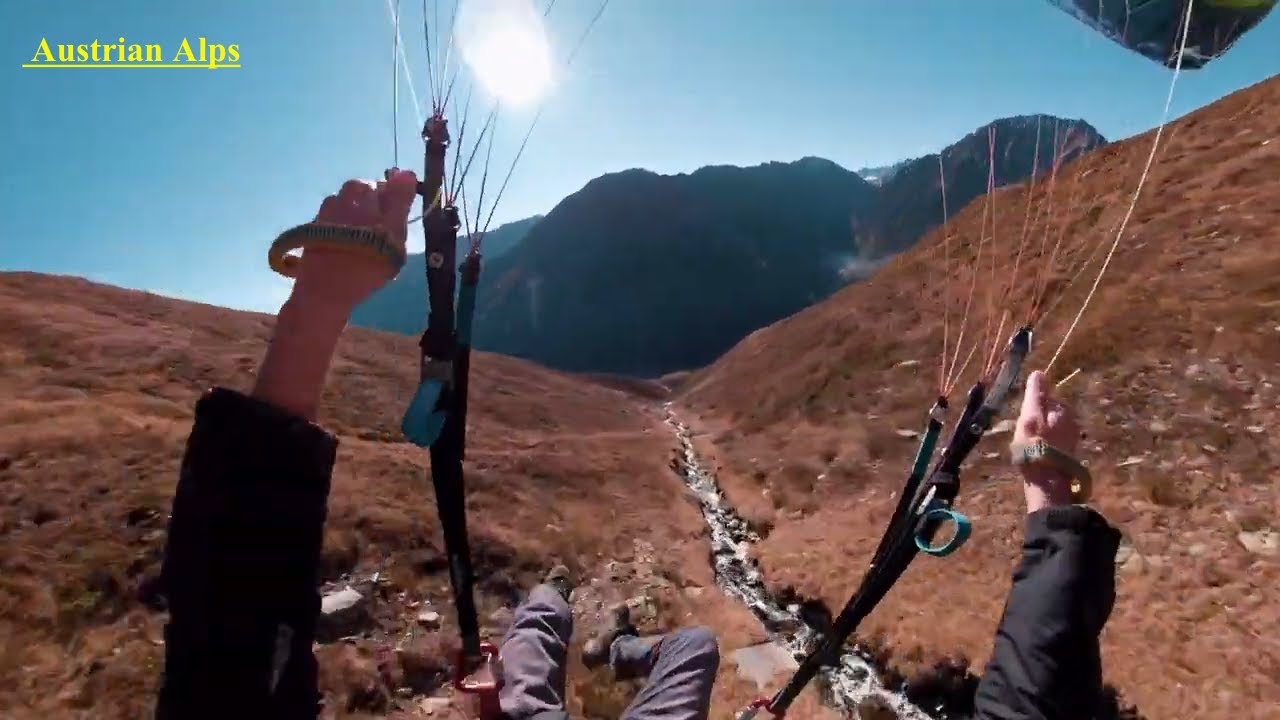 Pro Paraglider Breaks Record Going Down Austrian Alps!