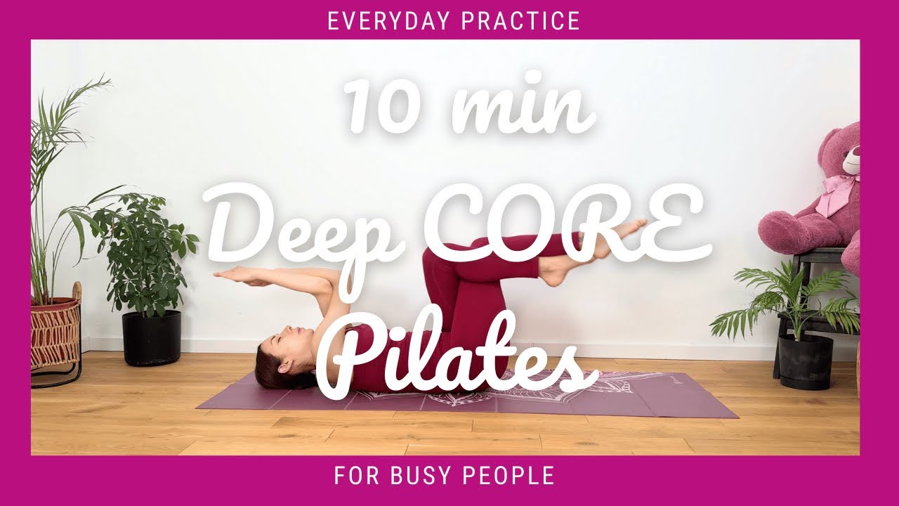 10 Min Deep Core Pilates | Waist, Hips & Spine | Slow Mindful Flow