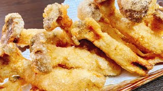 Deep-fried matsutake mushrooms | Kottaso Recipe&#39;s recipe transcription