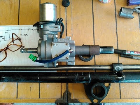 三菱ジープJ-53 電動パワステ製作記録画像 - YouTube