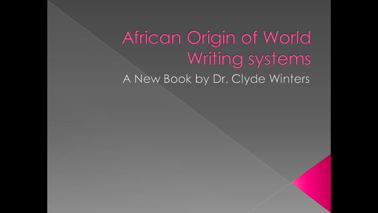 How did writing Originate in Africa - YouTube