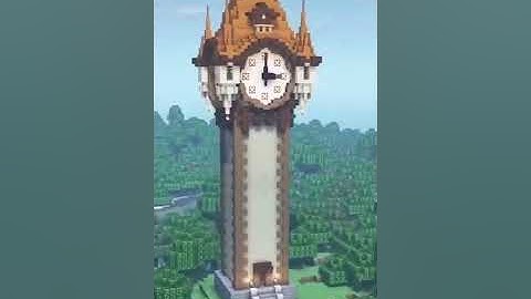 Clock Tower Tutorial | Building | Minecraft |
