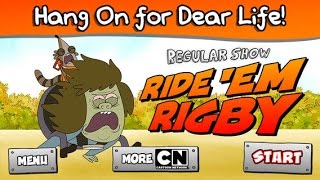 Cartoon Network - Muscle Man's on a rampage through the park…with Rigby on  his back! Help Rigby hang on for dear life in Ride 'Em Rigby, the all new  game for your