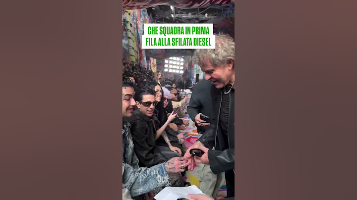 Tony Effe, Emma, Tedua, Anna Pepe e Lazza, la scena rap è in prima fila alla sfilata di Diesel!