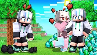 💔ช่วยคู่รัก!! แปลงร่างเป็น ฝาแฝด ไปแจกของ ทำไมมีแฟน2คน? | Minecraft ช่วย​คู่รัก