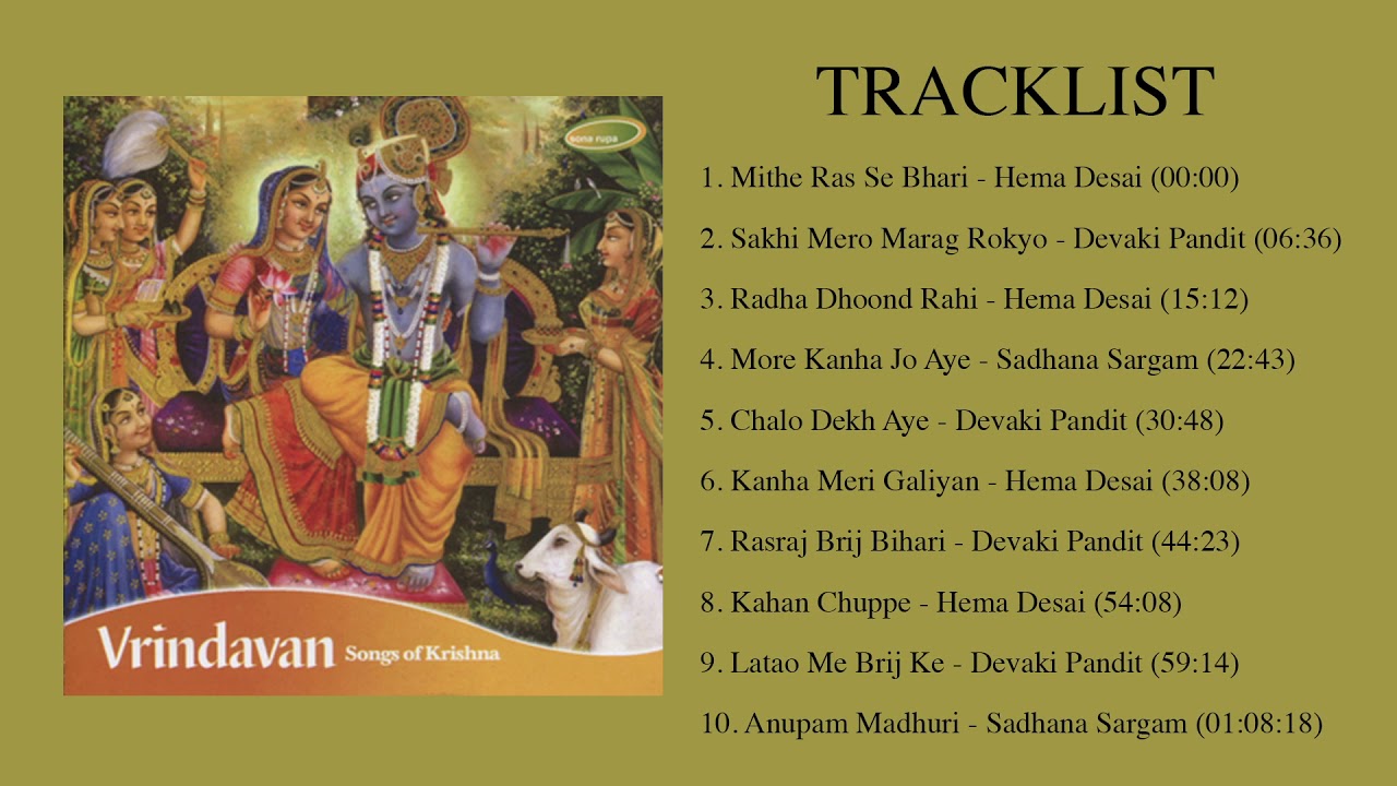 Vrindavan   Songs of Krishna Full Album Stream