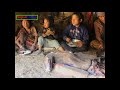 Cooking meat and "Dhido" of Maize in primitive way ll primitive technology ll