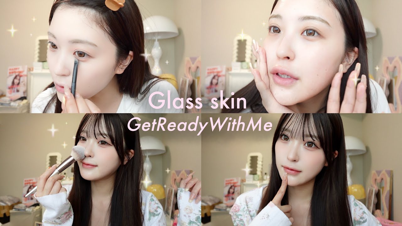 【GRWM】ファンデ浮き回避🥚崩れないツヤツヤメイクしながら最近のお話しするよ‎~⁺ ｡ ᜊ(੭ ɞ̴̶̷   ɞ̴̶̷ )੭🍀
