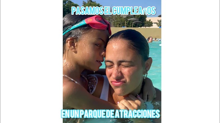 Alexa se tira por lo toboganes por primera vez