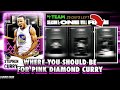 WHERE YOU SHOULD BE IF YOU ARE GOING AFTER PINK DIAMOND STEPHEN CURRY! NBA 2K21 MYTEAM