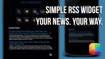 Simple RSS Widget - Your News. Your Way.