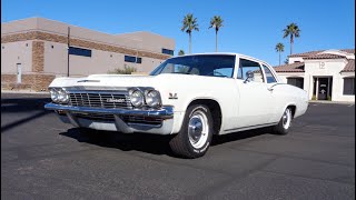 1965 Chevrolet Biscayne Post 396 CI 425 HP 4 Speed in White & Ride - My Car Story with Lou Costabile