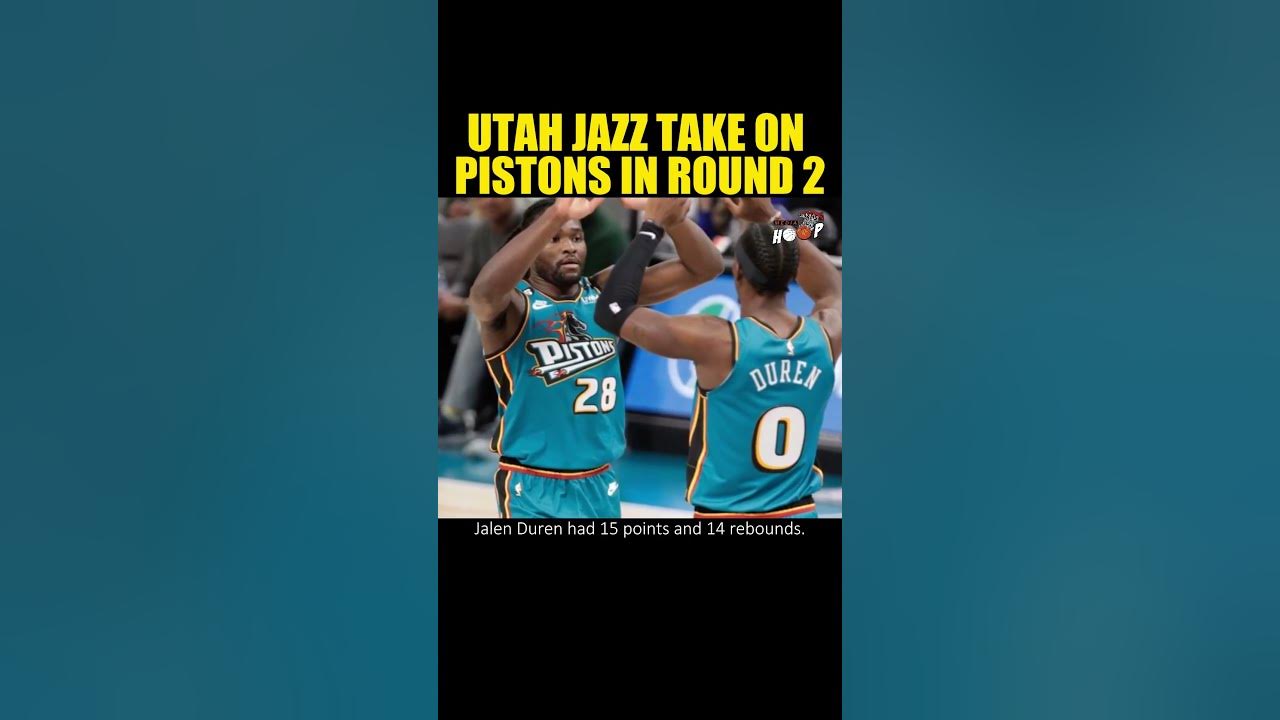 Utah jazz take on pistons in round 2 utah jazz markkanen clarkson 