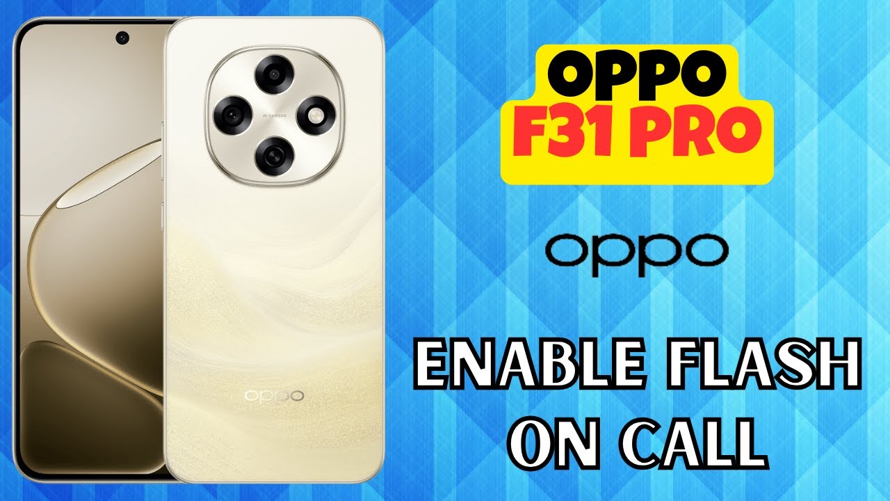 Светодиодная подсветка для оповещения о вызовах Oppo F31 Pro || Включить вспышку при вызове || Ка...